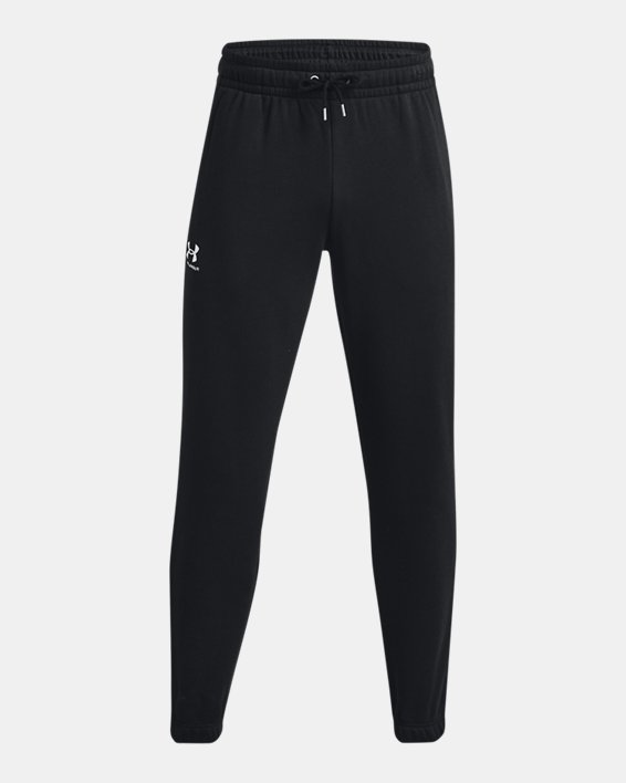 Men's UA Essential Fleece Joggers in Black image number 4